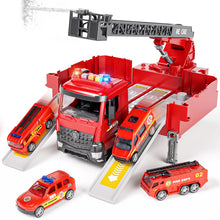 Carica l'immagine nel visualizzatore di Gallery, Doloowee Giocattolo Camion dei Pompieri per Bambini 3, 4, 5 anni