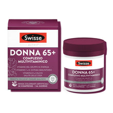 Carica l'immagine nel visualizzatore di Gallery, Swisse Donna 65+ Multivitaminico, Integratore Alimentare Multi-nutriente per Supportare l'Alimentazione delle Donne over