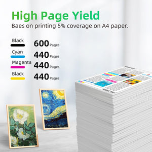 Q-image 16XL Cartucce d'inchiostro Compatibili per Epson 16 XL per Epson Workforce WF-2630 WF-2510 WF-2750 WF-2760 WF-2010 WF-2530 WF-2660 WF-2520 WF-2650 (6 Nero,3 Ciano,3 Magenta,3 Giallo, 15 Pezzi)