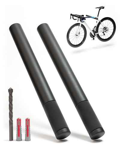 Borgen Supporto bici da parete - Portabici da parete in legno per bici da corsa - Supporti bici da parete MTB, bici da corsa e city bike