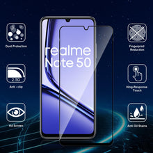 Carica l'immagine nel visualizzatore di Gallery, Datree 2 Pezzi per Realme Note 50/Realme C51 Pellicola Vetro Temperato, 9H Protezione Anti Graffio Amichevole Pellicola 