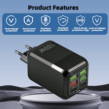 Carica l'immagine nel visualizzatore di Gallery, Caricatore USB C 150W 6 Porte caricabatterie rapido, 2 USB C 4 USB A
