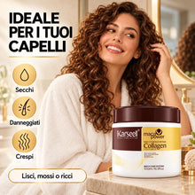 Carica l'immagine nel visualizzatore di Gallery, Karseell MACA CARE SYSTEM Maschera Capelli Professionale Collagene Olio di Argan Cocco Avocado Cheratina Karité Idratazi