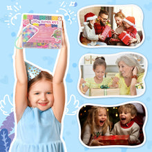 Carica l&#39;immagine nel visualizzatore di Gallery, Uolifrem Elastici per Braccialetti Bambini, 29 Colori Elastici Braccialetti Kit, Fai Da Te Loom Bands Kit con Accessori，Starter kit di elastici, Regalo per Ragazze e Ragazzi
