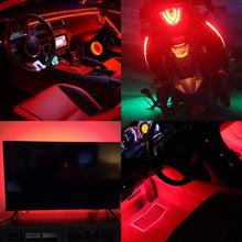Carica l'immagine nel visualizzatore di Gallery, GOMING 5V 5mm Larghezza COB USB Striscia LED Rosso 4M(2Pezzi x 2M) 400LED/M
