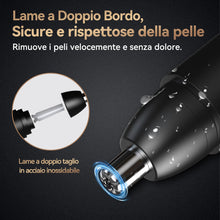 Carica l&#39;immagine nel visualizzatore di Gallery, TagliaPeli Naso e Orecchie, Rifinitore per Naso, Orecchie Impermeabile, Ricaricabile Tipo-C, Adatto a Uomini e Donne, Nero