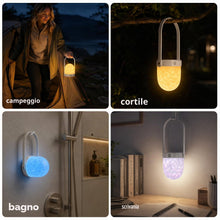 Carica l'immagine nel visualizzatore di Gallery, Lampada da doccia impermeabile, proiettore luminoso con 16 colori, lampada da doccia con touch e telecomando, lampada da