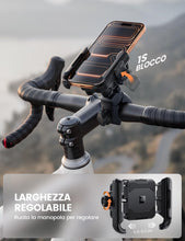 Carica l'immagine nel visualizzatore di Gallery, Lamicall Supporto Telefono Moto, Porta Telefono Bici [Non Copre Fotocamera]