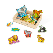 Carica l'immagine nel visualizzatore di Gallery, Melissa &amp; Doug Magneti Bambini - Gioco Calamite Educativo in Legno per Lavagna Magnetica, Calamite per Frigorifero, Rega