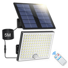 Carica l'immagine nel visualizzatore di Gallery, Realky Luce Solare con Sensore di Movimento, Lampada Solare da Esterno con Telecomando, 2000mAh 3 Modes IP65 Impermeabil