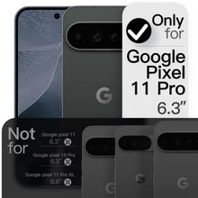 Carica l'immagine nel visualizzatore di Gallery, JETech Cover Magnetica Sottile per Google Pixel 11 Pro, Nero