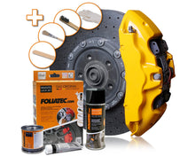 Carica l'immagine nel visualizzatore di Gallery, Foliatec 2195 Brake Caliper Lacquer Set, Bright Yellow, 3 Components