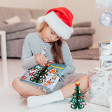 Carica l'immagine nel visualizzatore di Gallery, LEMESO Calendario Avvento 2026 Albero di Natale da Tavolo Piccolo Albero di Natale in Legno Calendario dell'Avvento con 