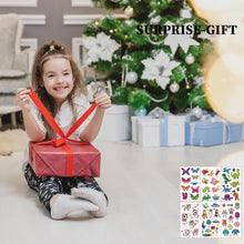 Carica l&#39;immagine nel visualizzatore di Gallery, Fhlbestyu 350 tatuaggi per bambini, set di 14 diversi motivi di elementi spaziali, dinosauri, animali, ecc., tatuaggi adesivi per feste di compleanno per bambini, feste di compleanno