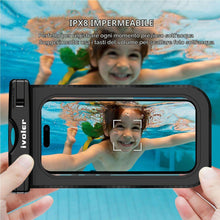 Carica l'immagine nel visualizzatore di Gallery, iVoler Kit Impermeabile con Borsa Marsupio e Custodia Smartphone, Nero