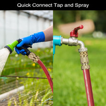 Carica l'immagine nel visualizzatore di Gallery, Attacchi Raccordi per Tubo da Giardino, Connettore per Tubo Flessibile in Ottone, Connettore per Rubinetto 2-in-1 da 1/2