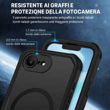 Carica l'immagine nel visualizzatore di Gallery, CENHUFO Privacy Cover iPhone 16E / iPhone 17E [Compatibile con Magsafe] Protezione Schermo Anti Spia Vetro Temperato Int
