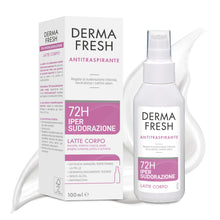 Carica l'immagine nel visualizzatore di Gallery, Dermafresh Iper-Sudorazione 72H Deodorante Antitraspirante Latte, 100 ml