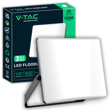 Carica l'immagine nel visualizzatore di Gallery, V-TAC Faro LED da Esterno 50W - [Chip Samsung + Tecnologia RLE + Innovativa Copertura in Policarbonato] - Alta Luminosit