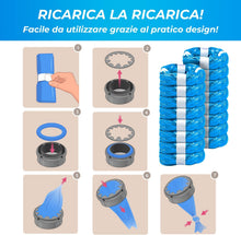 Carica l'immagine nel visualizzatore di Gallery, 16 Ricariche Mangiapannolini 4,5 Metri Profumate Anti-Odore
