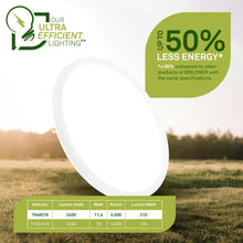 Carica l'immagine nel visualizzatore di Gallery, BRILONER - Lampada soffitto LED, CEE A sorgente luminosa, 11,4 W 2400 lm, design ultrasottile, luce indiretta, pannello 