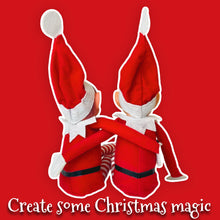 Carica l'immagine nel visualizzatore di Gallery, GLOW - Set di 2 elfi natalizi giocosi con corpo morbido, viso in vinile, impugnatura in velcro, elfi che si comportano male per Natale, famiglia, elfi, elfie, elfi, giocattolo per ragazzi e ragazze