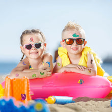 Carica l&#39;immagine nel visualizzatore di Gallery, Fhlbestyu 350 tatuaggi per bambini, set di 14 diversi motivi di elementi spaziali, dinosauri, animali, ecc., tatuaggi adesivi per feste di compleanno per bambini, feste di compleanno