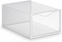 Carica l'immagine nel visualizzatore di Gallery, Relaxdays Set 12 Scatole di Plastica per Scarpe fino al N. 45, Scarpiera con Box Impilabili, Shoe Organizer, Trasparenti