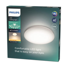 Carica l'immagine nel visualizzatore di Gallery, Philips LED Moire, Plafoniera da soffitto, Rotondo, Bianco