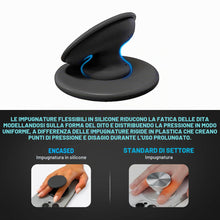 Carica l'immagine nel visualizzatore di Gallery, Encased Impugnatura magnetica pieghevole per telefono (compatibile con MagSafe), comodo supporto in silicone per iPhone 