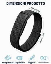 Carica l'immagine nel visualizzatore di Gallery, Cinturino Compatibile con Google Fitbit Air, 1 Pcs Nero in Nylon, Quick-Release Rapido, Comfort Anallergico e Anti-Sudor