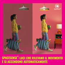 Carica l'immagine nel visualizzatore di Gallery, WiZ Lampadina Smart WiFi, Luce Bianca o Colorata Dimmerabile, E27, 18.5W, Tecnologia SpaceSense, Controllo Vocale (Alexa