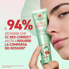 Carica l'immagine nel visualizzatore di Gallery, Erborian - CC Red Correct Crema Tinta Anti-Rossori - Trattamento Viso Perfettore di Teint con Correzione Colorimetrica -