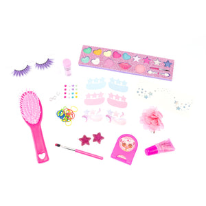 Nice Group- Influencer Make Up Doll, Testa da Truccare e Pettinare con Occhi Cambia Colore per Bambine Influenzare Trucchi, Multicolore, Taglia Unica, 92049
