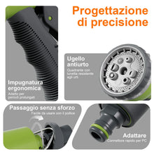 Carica l'immagine nel visualizzatore di Gallery, Ibergrif M22210 Pistola per Irrigazione 8 Modelli Regolabili, Pistola Multifunzione con Flusso D'Acqua Controllabile, La