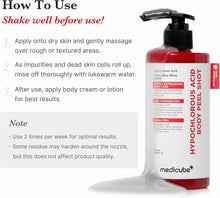 Carica l'immagine nel visualizzatore di Gallery, medicube Body Peel Shot with Hypochlorous Acid
