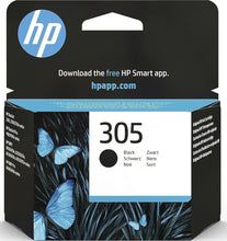 Carica l'immagine nel visualizzatore di Gallery, HP 305 Nero, Cartuccia Inchiostro Originale