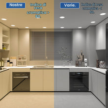 Carica l'immagine nel visualizzatore di Gallery, 7W Faretti LED da Incasso per Cartongesso, Bianco Caldo 2700K, Set di 6