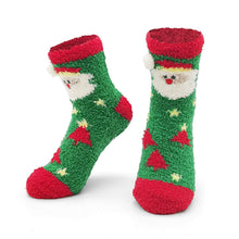 Carica l'immagine nel visualizzatore di Gallery, iZoeL Calzini Natalizi Calzini Donna Invernali 5 Paia Calza Natale/Termici/Divertenti/Fantasia - Regalo Natale per Adulti Donne Ragazzo Ragazza
