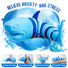 Carica l'immagine nel visualizzatore di Gallery, Giocattolo di decompressione per bruco oceano, squalo, giocattolo di decompressione, divertente, autismo, ADHD, giocatto