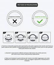 Carica l'immagine nel visualizzatore di Gallery, Coprivolanti per Auto,Copri Volante per Auto,Interni Accessori Autos,Universale Copri Sterzo Traspirante e Antiscivolo,A