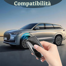 Carica l'immagine nel visualizzatore di Gallery, Cover Chiave Guscio Chiavi Auto in TPU Trasparente Custodia Protettiva con Portachiavi Anticaduta Compatibile con Chery 