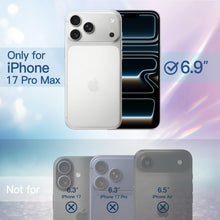Carica l'immagine nel visualizzatore di Gallery, JETech Cover Glitter per iPhone 17 Pro Max, Trasparente