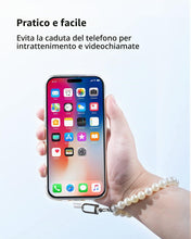 Carica l'immagine nel visualizzatore di Gallery, AMAYO - Catena e Catenina per Cellulare con Perle e Perline, Braccialetto da Polso Universale, Cordino e Ciondolo, Lacce