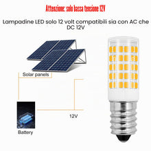 Carica l'immagine nel visualizzatore di Gallery, Lampadina a LED E14, 12V, 4W, luce bianca calda, 3000 K, sostituisce lampadine alogene da 40W, a bassa tensione, non dim