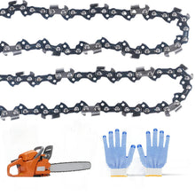 Carica l'immagine nel visualizzatore di Gallery, Catene Motosega 35 cm 3/8" LP 52, Set di 2 Catene per Sega, Catene di Ricambio, Catena a basso contraccolpo Compatibile 