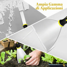 Carica l'immagine nel visualizzatore di Gallery, Set di 8 spatole in acciaio inox con manico in plastica, Raschietti per Pareti, Spatola per Stucco, Cazzuola per Murator