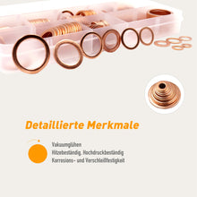 Carica l'immagine nel visualizzatore di Gallery, DIYoung 320 PZ Assortimento di Giunti in Rame, Rondelle Piatte per Motori di Barche e Auto (M5 M6 M8 M10 M12 M14 M16 M20