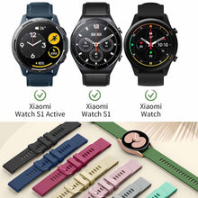 Carica l'immagine nel visualizzatore di Gallery, Vancle 22mm Cinturino Orologio per Xiaomi Mi Watch, Silicone Morbido Cinturini di Ricambio per Xiaomi Watch S1 /S1 Activ