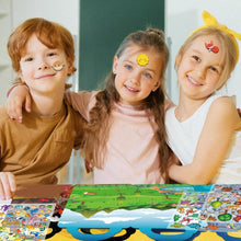 Carica l'immagine nel visualizzatore di Gallery, Kalysky 6 Libro Adesivi Attacca e Stacca Bambini, Album Adesivi Bambini 2-8